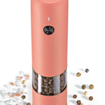 Zassenhaus Koln Rechargeable Salt or Pepper Mill, 5.5" H x 1.5", Coral