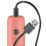Zassenhaus Koln Rechargeable Salt or Pepper Mill, 5.5" H x 1.5", Coral