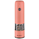 Zassenhaus Koln Rechargeable Salt or Pepper Mill, 5.5" H x 1.5", Coral