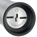 Zassenhaus Mephisto Nutmeg Mill, Brown, Stainless Steel and Acrylic