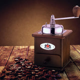 Zassenhaus Brasilla Manual Hand Crank Coffee Mill and Grinder, Dark Beechwood