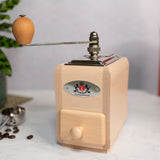 Zassenhaus Santiago Manual Hand Crank Coffee Mill and Grinder, Natural