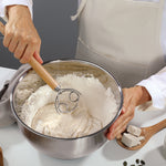 Zassenhaus Danish Batter and Dough Whisk with Beechwood Handle, 13.75"