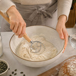 Zassenhaus Danish Batter and Dough Whisk with Beechwood Handle, 13.75"