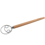 Zassenhaus Danish Batter and Dough Whisk with Beechwood Handle, 13.75"
