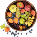 Zassenhaus Acacia Wood Salad Serving Bowl, Medium 11.8" diameter by 5.9" High