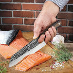 Zassenhaus Hunter 12-Inch Chef's Knife with Pakkawood Handle