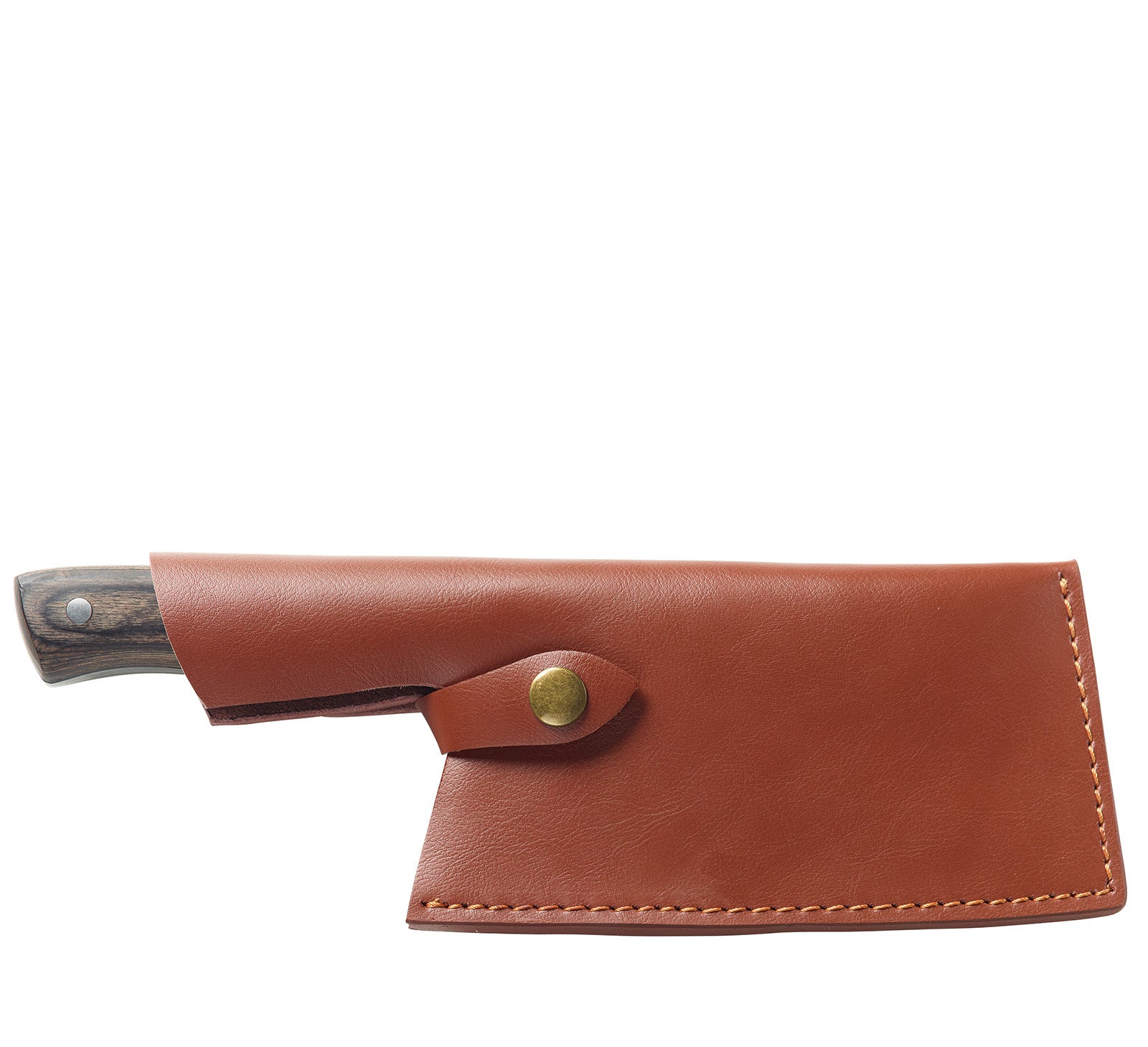 Zassenhaus Cleaver Chef's Knife, Wood Handle, 10.5"