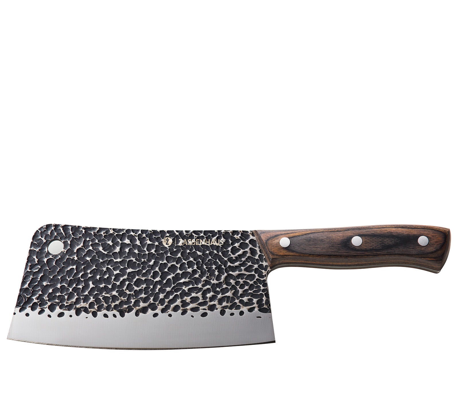 Zassenhaus Cleaver Chef's Knife, Wood Handle, 10.5"