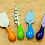 Zassenhaus Easy Cut Cheese Knife Set, 4 Pieces, Assorted Colors