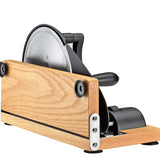 Zassenhaus Vintage Bread Slicer, Hand Crank Home Bread Slicer, 11.75" x 8", Matte Black
