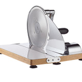 Zassenhaus Vintage Bread Slicer, Hand Crank Home Bread Slicer, 11.75" x 8", Chrome