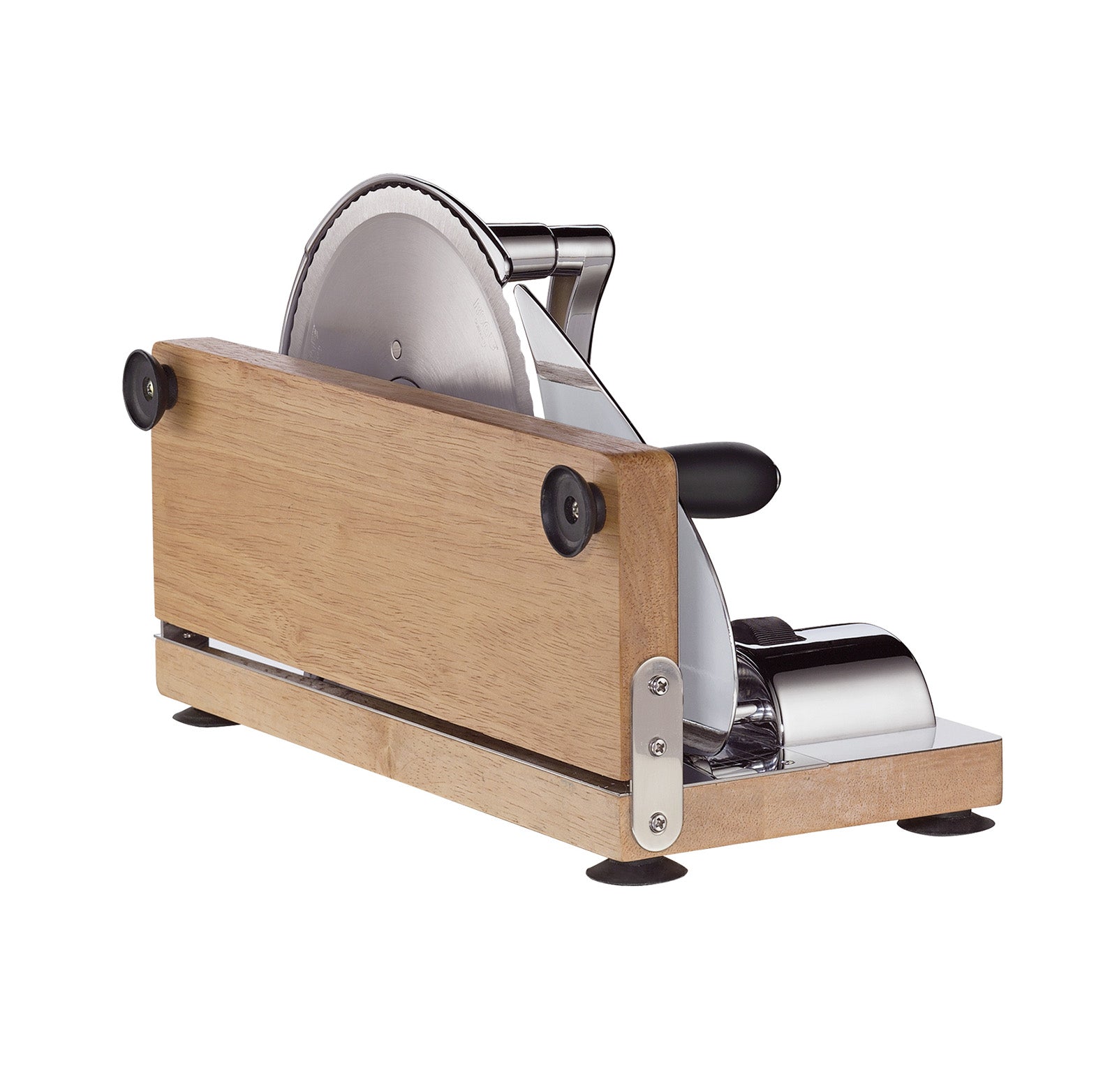 Zassenhaus Vintage Bread Slicer, Hand Crank Home Bread Slicer, 11.75" x 8", Chrome