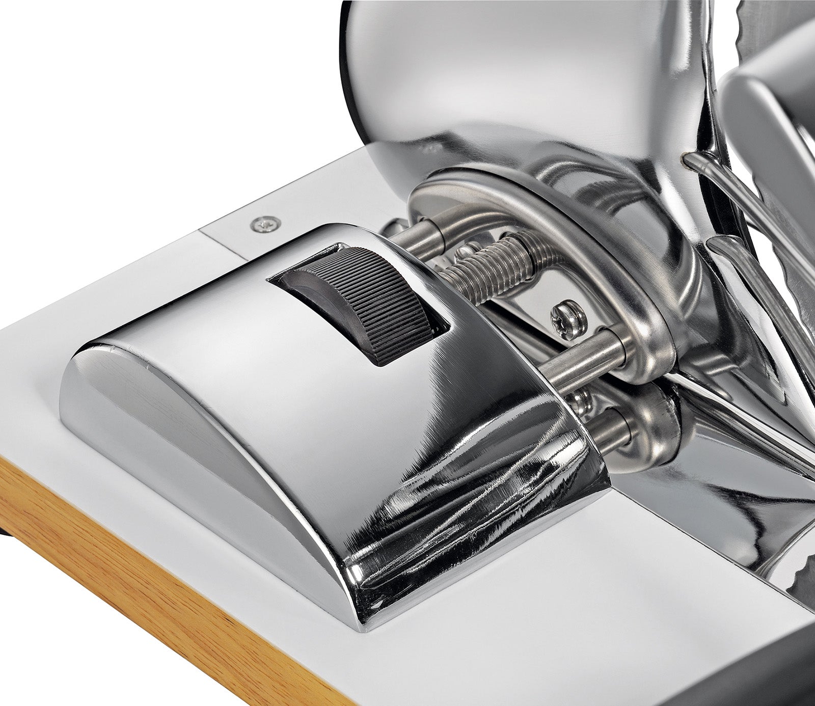 Zassenhaus Vintage Bread Slicer, Hand Crank Home Bread Slicer, 11.75" x 8", Chrome