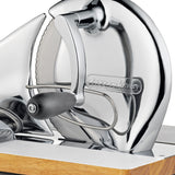 Zassenhaus Vintage Bread Slicer, Hand Crank Home Bread Slicer, 11.75" x 8", Chrome