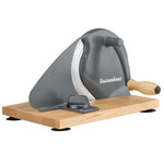 Zassenhaus Manual Bread Slicer, Hand Crank Home Bread Slicer, 11.75" x 8"