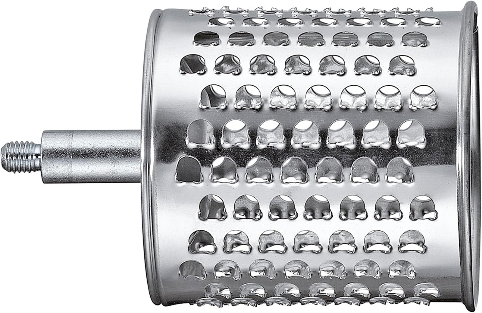 Zassenhaus Classic Drum Grater with Suction Base, 2 Grating Drums, Pestle, and Vegetable Cutter, Red