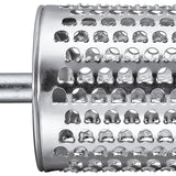 Zassenhaus Classic Drum Grater with Suction Base, 2 Grating Drums, Pestle, and Vegetable Cutter, Cream