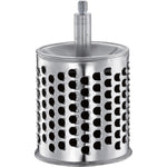 Zassenhaus Classic Drum Grater with Suction Base, 2 Grating Drums, Pestle, and Vegetable Cutter, Cream