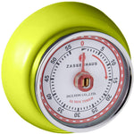 Zassenhaus Magnetic Retro 60 Minute Kitchen Timer, 2.75-Inch, Kiwi