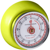 Zassenhaus Magnetic Retro 60 Minute Kitchen Timer, 2.75-Inch, Kiwi