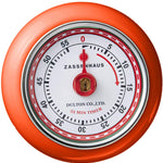 Zassenhaus Magnetic Retro 60 Minute Kitchen Timer, 2.75-Inch, Orange
