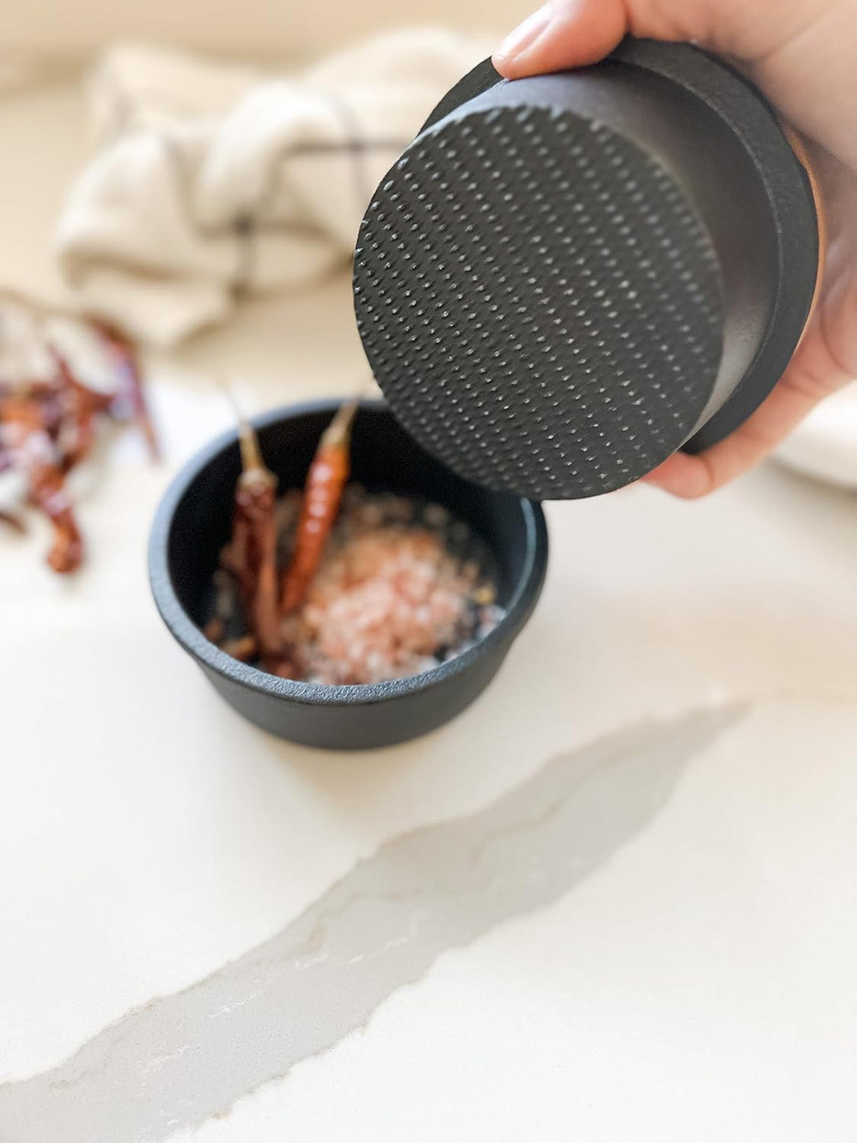 Zassenhaus Cast Iron Spice Grinder Set, Herb and Seed Grinder, 5.4" Diameter