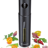 Zassenhaus Oleon Oil & Vinegar Sprayer, 7.5" H x 1.65", Black