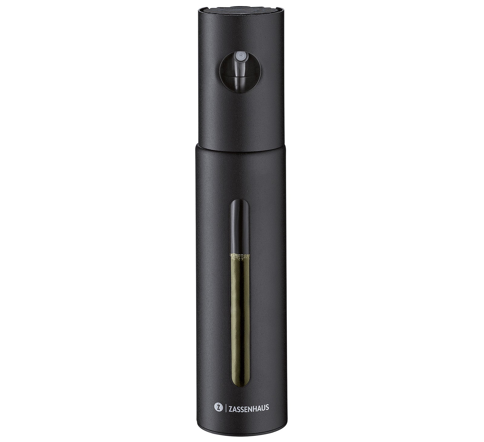 Zassenhaus Oleon Oil & Vinegar Sprayer, 7.5" H x 1.65", Black