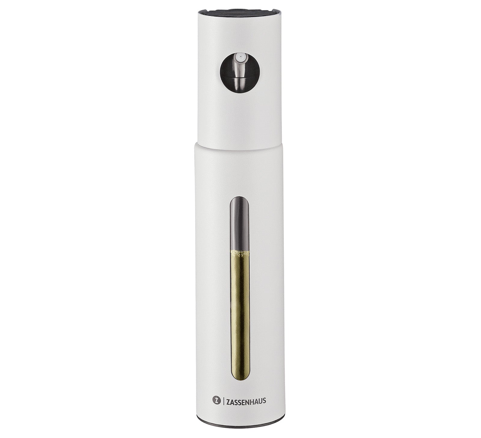 Zassenhaus Oleon Oil & Vinegar Sprayer, 7.5" H x 1.65", White