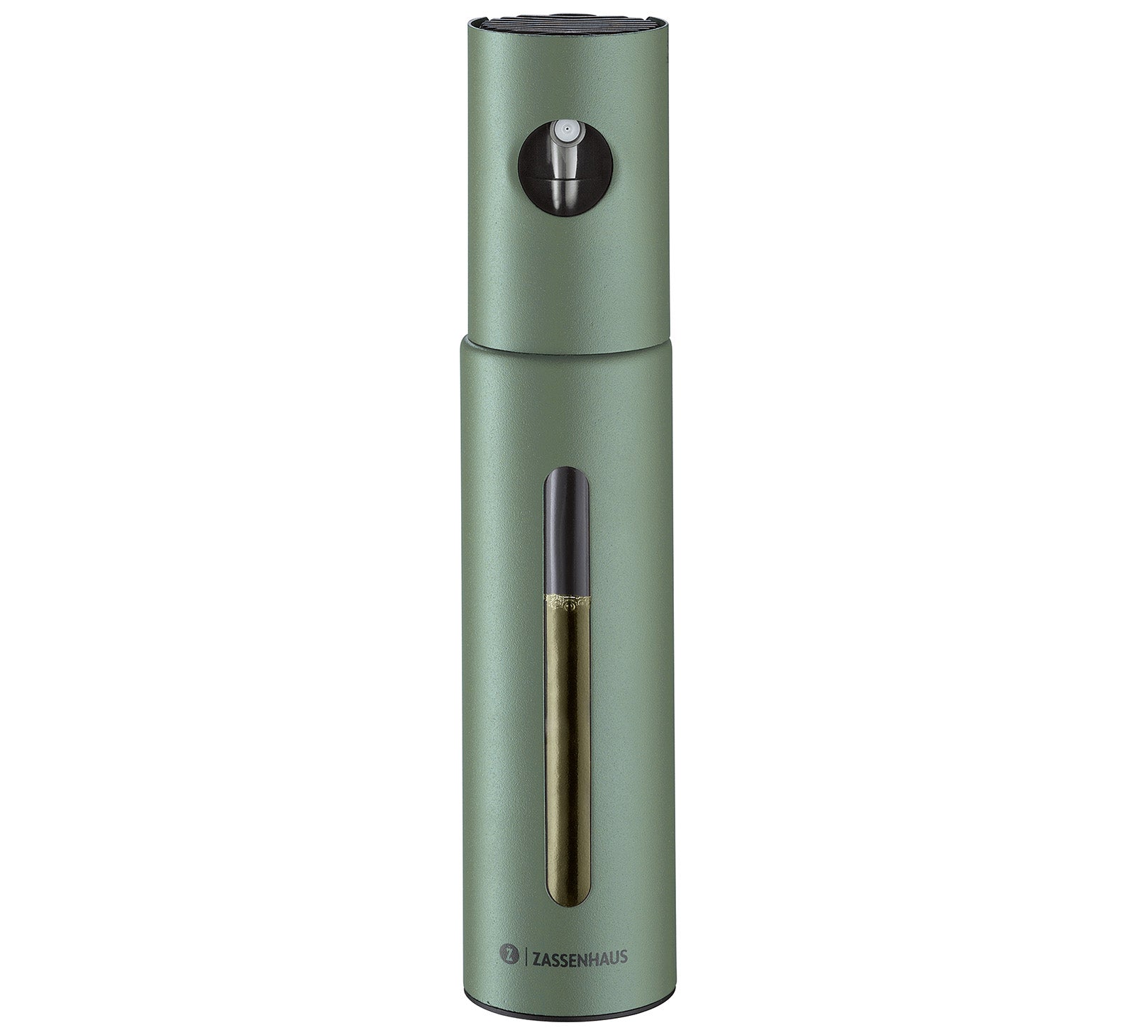 Zassenhaus Oleon Oil & Vinegar Sprayer, 7.5" H x 1.65", Green