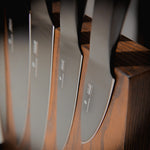 Zassenhaus Magnetic Wood Knife Block for Counter, Ash