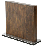 Zassenhaus Magnetic Wood Knife Block for Counter, Ash