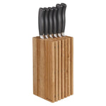 Zassenhaus Slotted Wood Knife Block, Holds 12 Knives, Oak