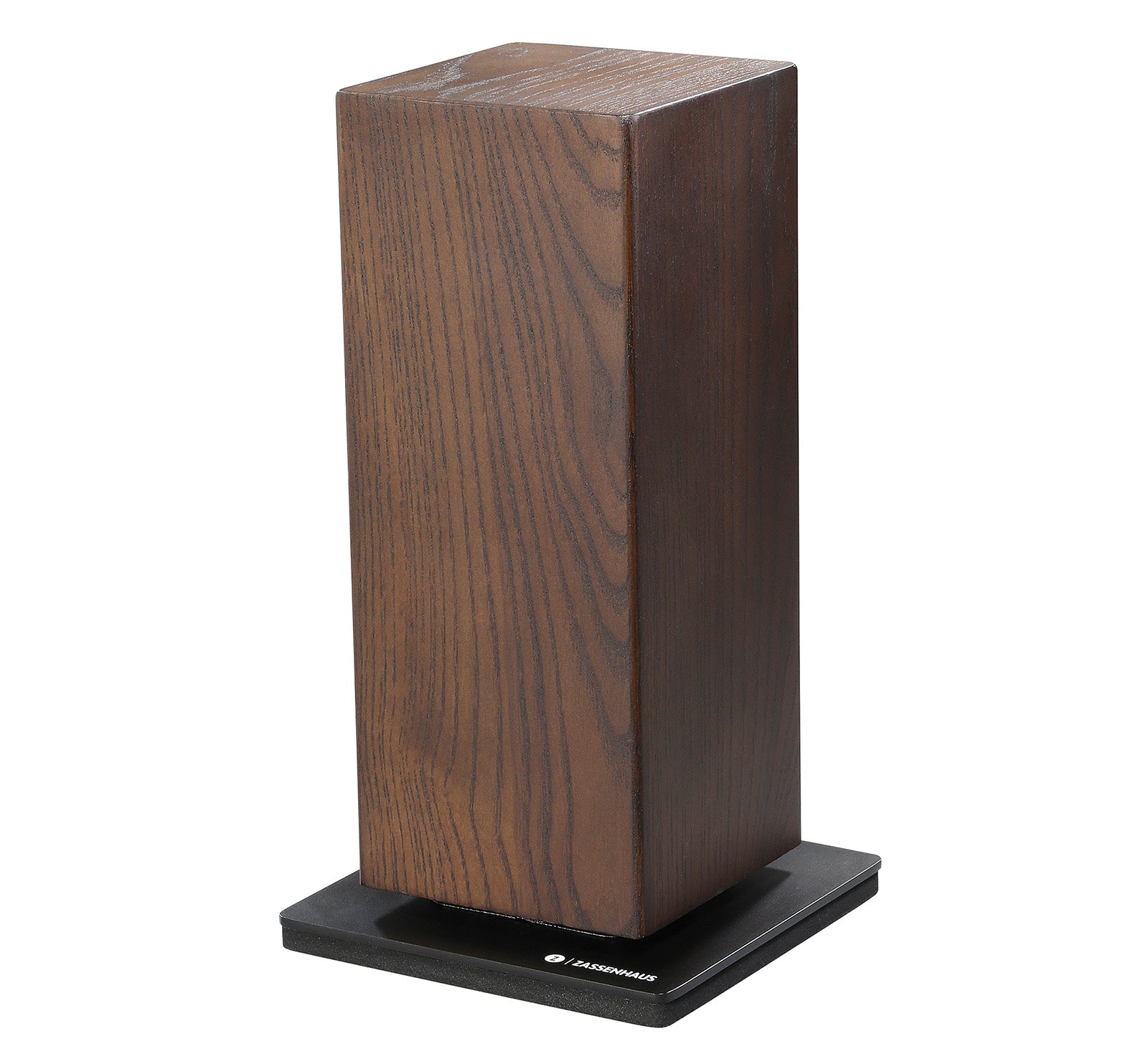 Zassenhaus Magnetic Spinning Wood Knife Block for Counter, Ash