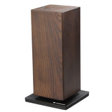 Zassenhaus Magnetic Spinning Wood Knife Block for Counter, Ash