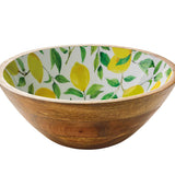 Zassenhaus Mango Wood Lacquered Medium Serving Bowl, 11.75" x 4.5"