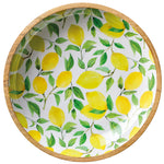 Zassenhaus Mango Wood Lacquered Serving Dish, 13.75" x 2.4", Lemon