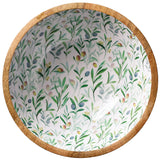 Zassenhaus Mango Wood Lacquered Medium Serving Bowl, 11.75" x 4.5", Olive