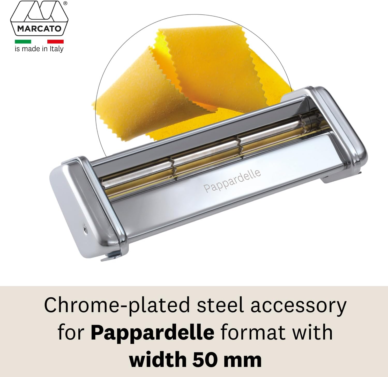 Marcato Pappardelle Attachment, Works with Atlas 150 Pasta Machine
