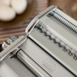 Marcato Atlas+ Pasta Machine with Cutter, Hand Crank, and Instructions, Made in Italy, Ice