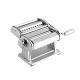 Marcato Atlas 150 Pasta Machine with Cutter, Hand Crank, and Instructions, Made in Italy, Ice