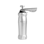 Marcato Design Series Biscuit Maker Press, Includes 20 Cookie Disc Shapes, Silver