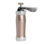 Marcato Design Series Biscuit Maker Press, Includes 20 Cookie Disc Shapes, Pink