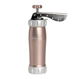 Marcato Design Series Biscuit Maker Press, Includes 20 Cookie Disc Shapes, Pink