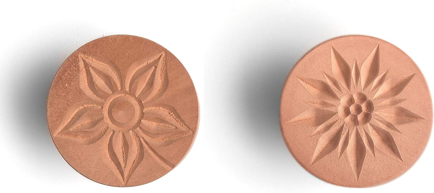 Marcato Corzetto Dual Stamp, Made in Italy, Flower and Double Star