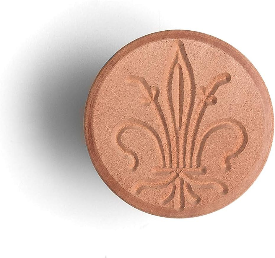 Marcato Corzetto Cutter Stamp, Made in Italy, Lily Design