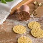 Marcato Corzetto Cutter Stamp, Made in Italy, Lily Design
