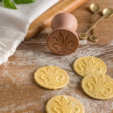 Marcato Corzetto Cutter Stamp, Made in Italy, Lily Design