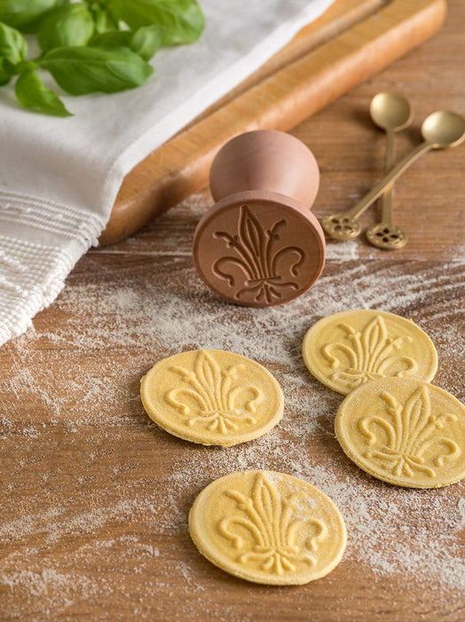 Marcato Corzetto Cutter Stamp, Made in Italy, Lily Design